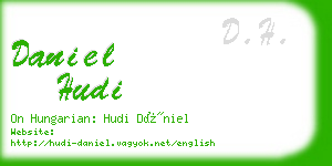 daniel hudi business card